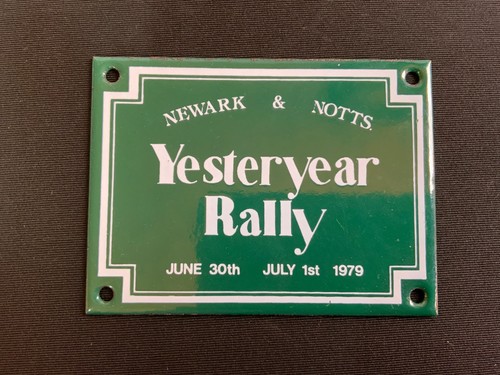 Enamel sign plaque - enamel, historic
