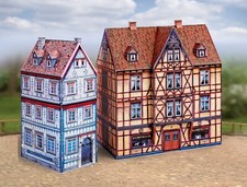 Card model kit old - –, town