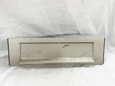 VINTAGE BRUSHED STEEL LETTER BOX SLOT