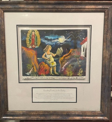 Spanish folk art framed - folk,