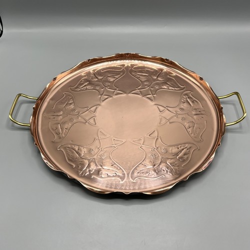 Antique copper drinks serving - copper,