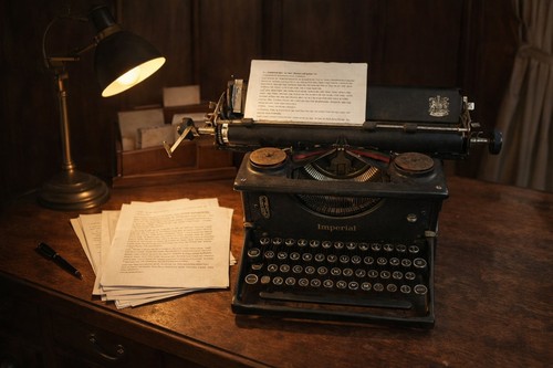 Imperial model typewriter - imperial,