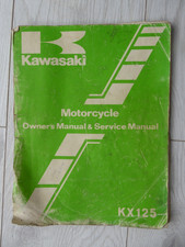 KAWASAKI KX 125 MOTORCYCLE OWNERS SERVICE MANUAL