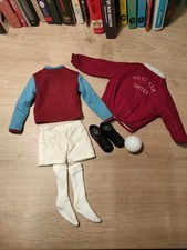 VINTAGE ACTION MAN WEST HAM FOOTBALL KIT