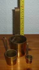 3 lovely old French set  Brass