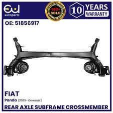 UPGRADED HEAVY DUTY REAR AXLE SUBFRAME FOR FIAT PANDA 03- THICKER METAL