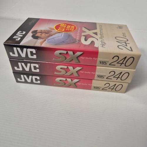 Jvc 240 blank vhs - 3x,