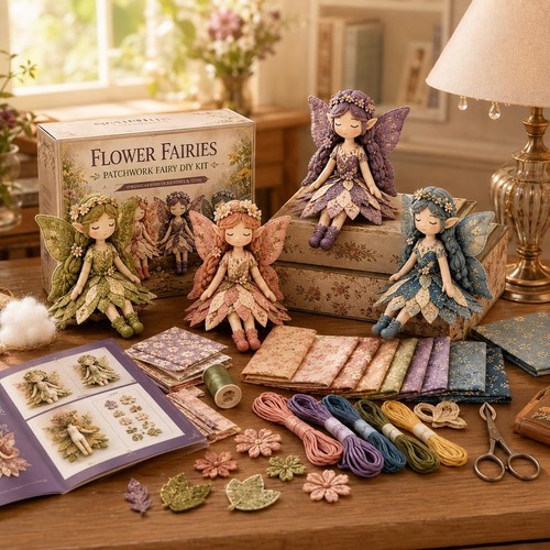 Fairy patchwork diy - patchwork,