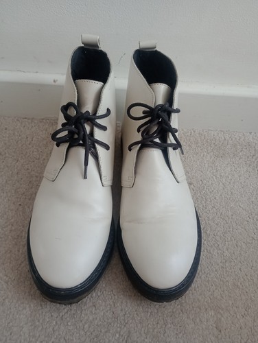 White clarks originals leather - white,