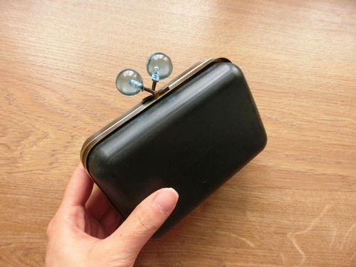 Small perspex clutch bag - small,