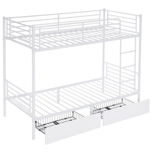 Metal twin over - twin, bed