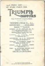 Triumph project 1926 - project,