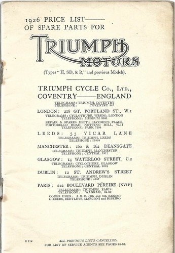 Triumph project 1926 - triumph,