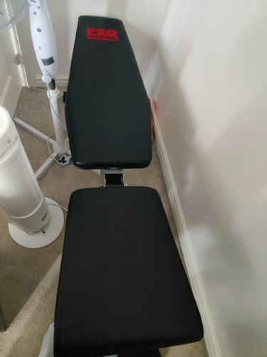 Weights bench and - weights,