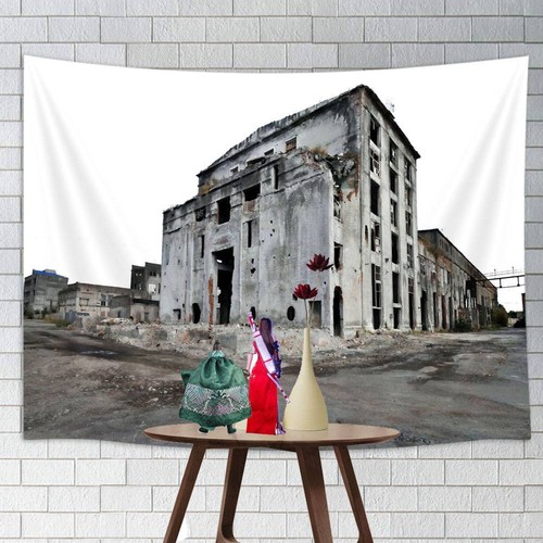 Military war street ruins - street, for
