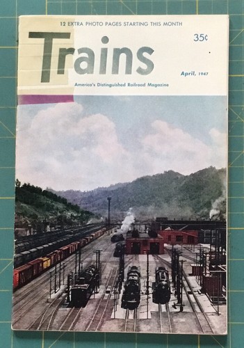 Trains illustrated magazine - magazine, of
