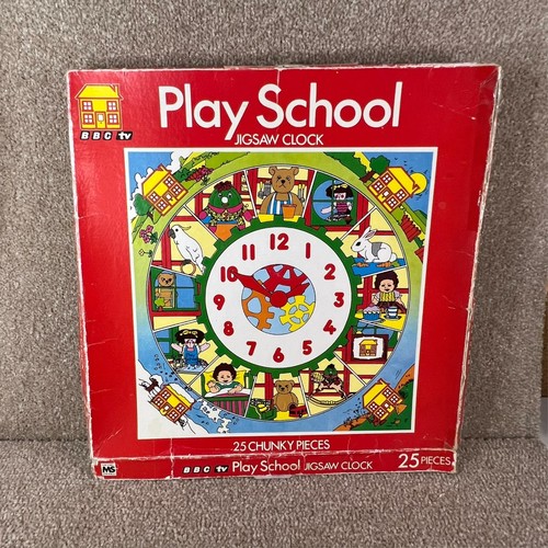 Jigsaw clock play school - play,