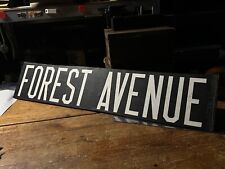 Aberdeen Linen Bus Destination Blind 30”- Forest Avenue - On Board