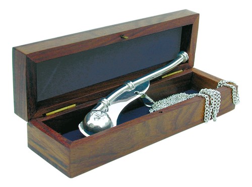 Boatswain whistle with - with, chain