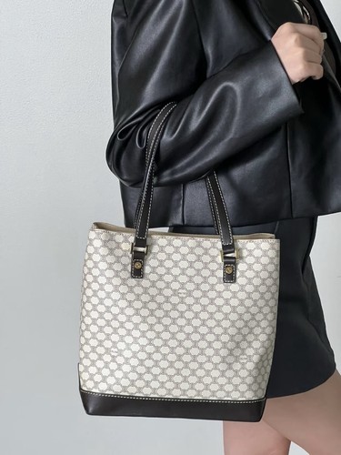Céline macadam white - white, vintage