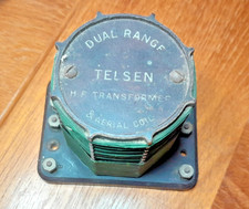 Vintage Telsen Dual Range HF Transformer and aerial coil