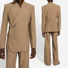 Men Suits Wide Trousers