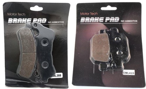 Front rear brake pads - front,
