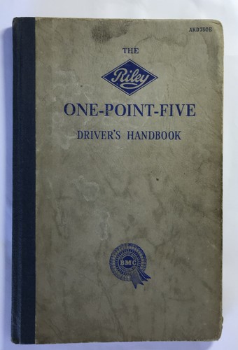 Riley one point five - one-point, driver's