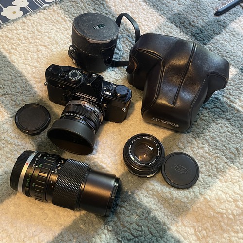 Olympus om1 black and three - black,