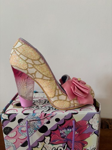 Irregular choice pink glitter