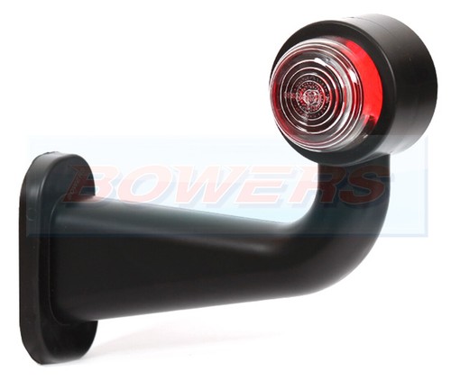 Red white rubber - red, stalk