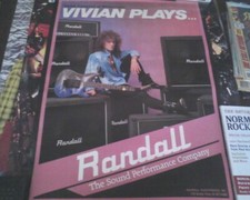 Vintage 80's Randall Amp Promo