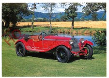Picture Postcard, VINTAGE CAR, 1930 ALFA ROMEO 6C 1750 ZAGATO [MAGNA]