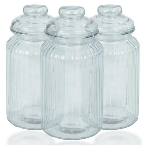 Pack airtight glass jars - pack,