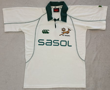 South Africa 2004 - 2005 RARE away white Canterbury Sasol Rugby shirt size S