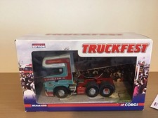 Corgi Modern Truck CC13704 SCANIA R SERIES TRUCKFEST  POLLOCK SCOTRANS LTD