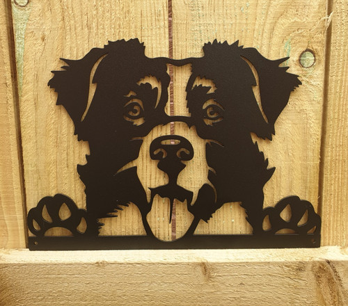 Border collie dog silhouette - border,