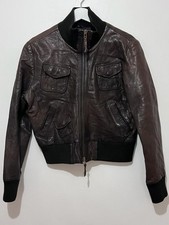 Armani Jeans AJ Leather Bomber