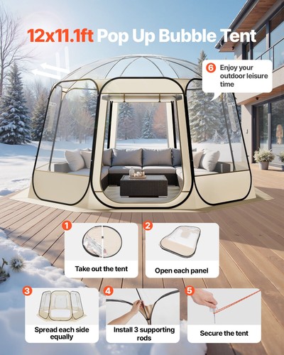 Pop bubble tent - pop, 11.1