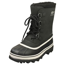 SOREL Caribou Waterproof Mens Black Stone Ankle Boots - 8 UK