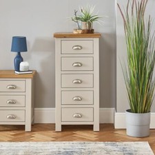 Cotswold Grey Painted 5 Drawer