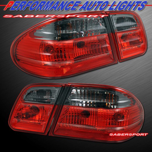 Set 4pcs red - red, smoke