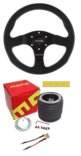 Momo team black - momo, steering