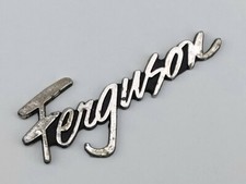 Ferguson Logo Emblem Metal Badge vintage Valve Tube Transistor Radio radiogram