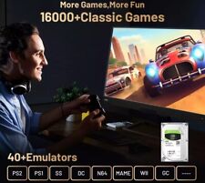 4TB SATA 3.5" Harddrive with Kinhank Super Console X5 Pro Emulator 16,220 Games