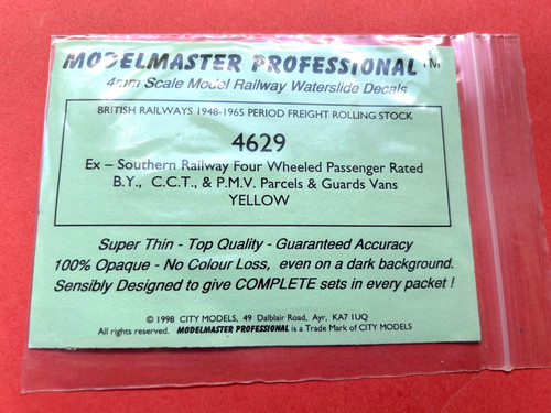New modelmaster 4629 transfers - 4629,