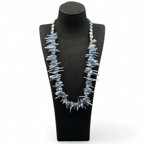 Kyanite necklace handmade - handmade, in