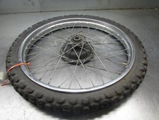 Yamaha XT250 3Y1 Circa 1980 Motorcycle Front Wheel Assembly 18 x 21 