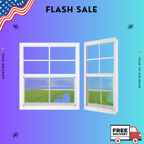 New shed windows - new, x