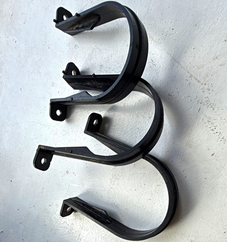 Black 6in half round - black,
